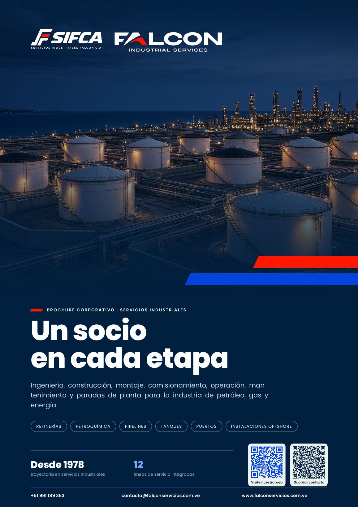 Portada del brochure SIFCA · FALCON