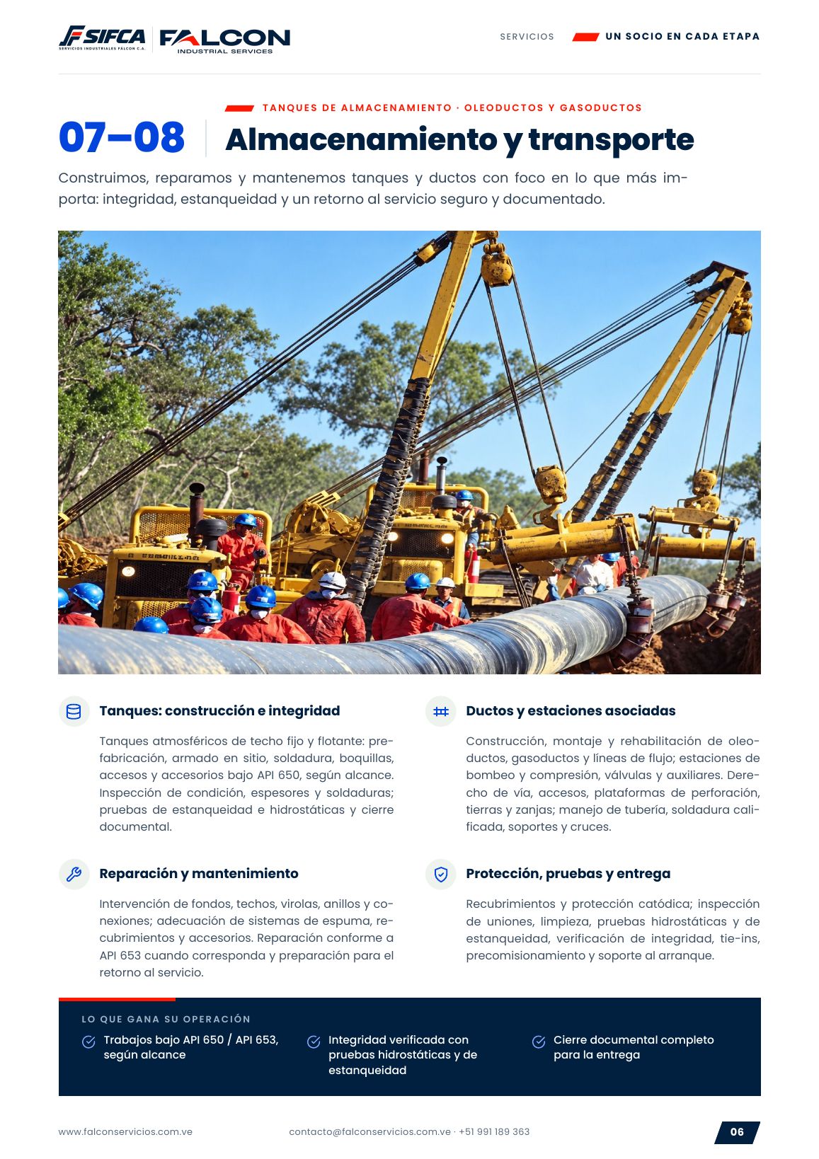 Página 6: Almacenamiento y transporte